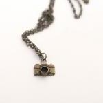 Small Camera Pendant Necklace Vintage Style With..